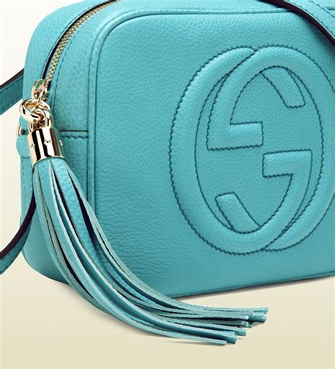 gucci soho disco light blue|gucci disco bag price euro.